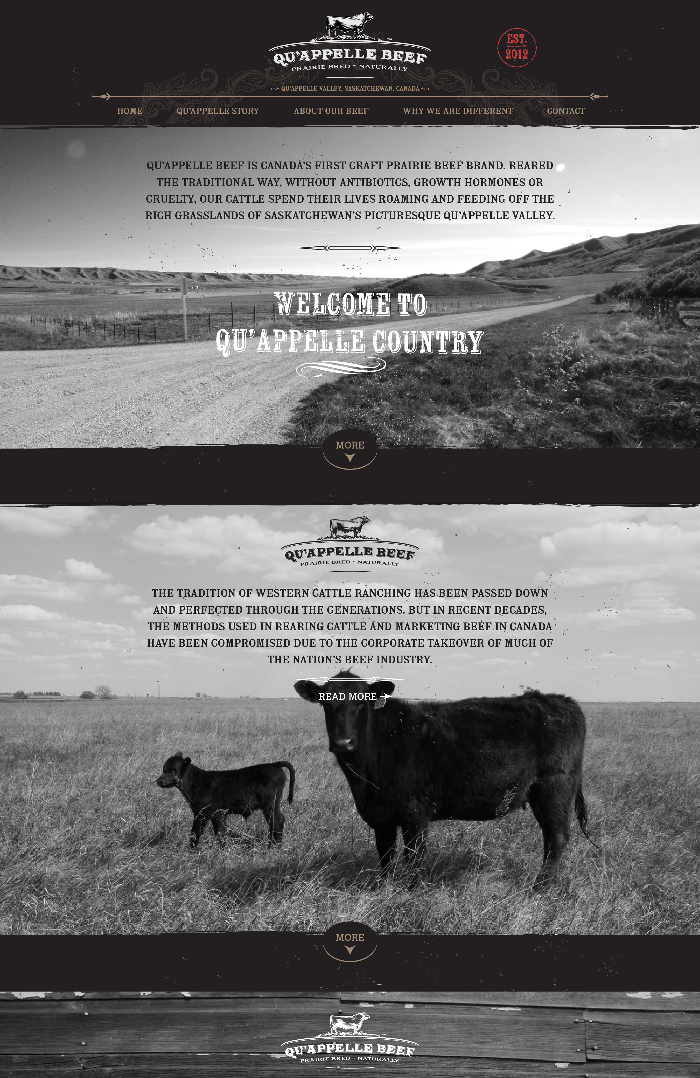 qu'appelle beef landing page