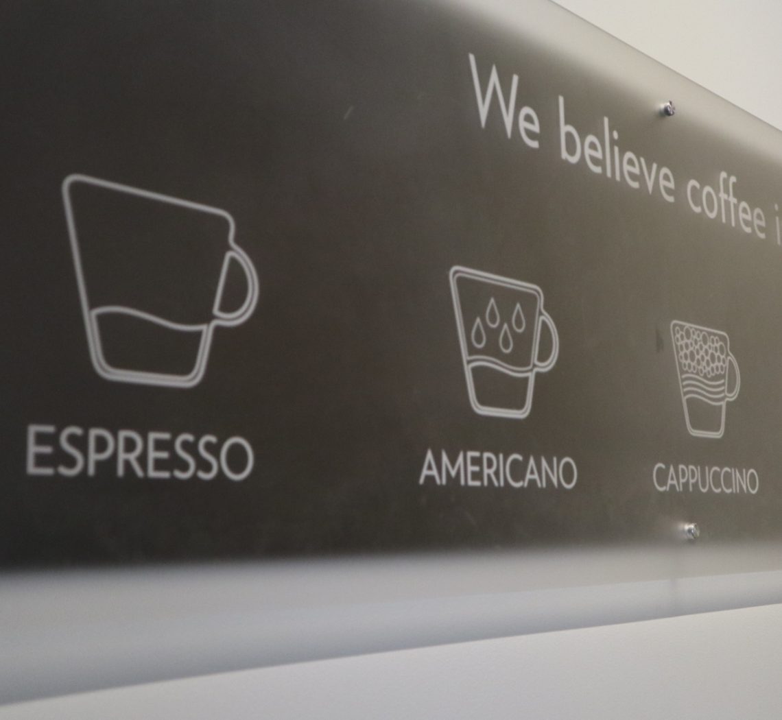social coffee website design