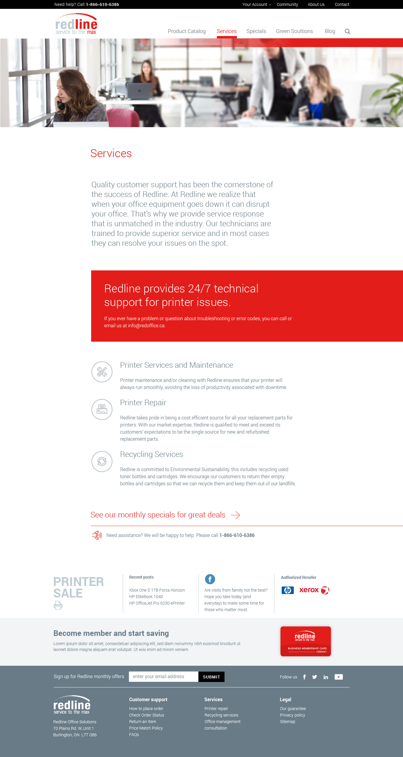 Redline services